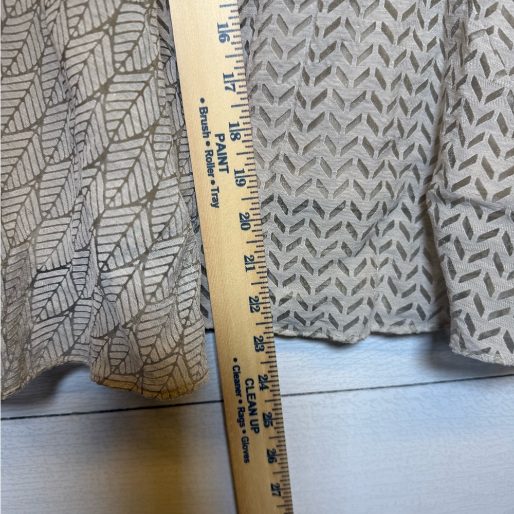 Maeve Anthropologie Cream Textured A-Line Skirt Size 2 - Picture 7 of 8